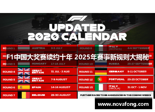 F1中国大奖赛续约十年 2025年赛事新规则大揭秘